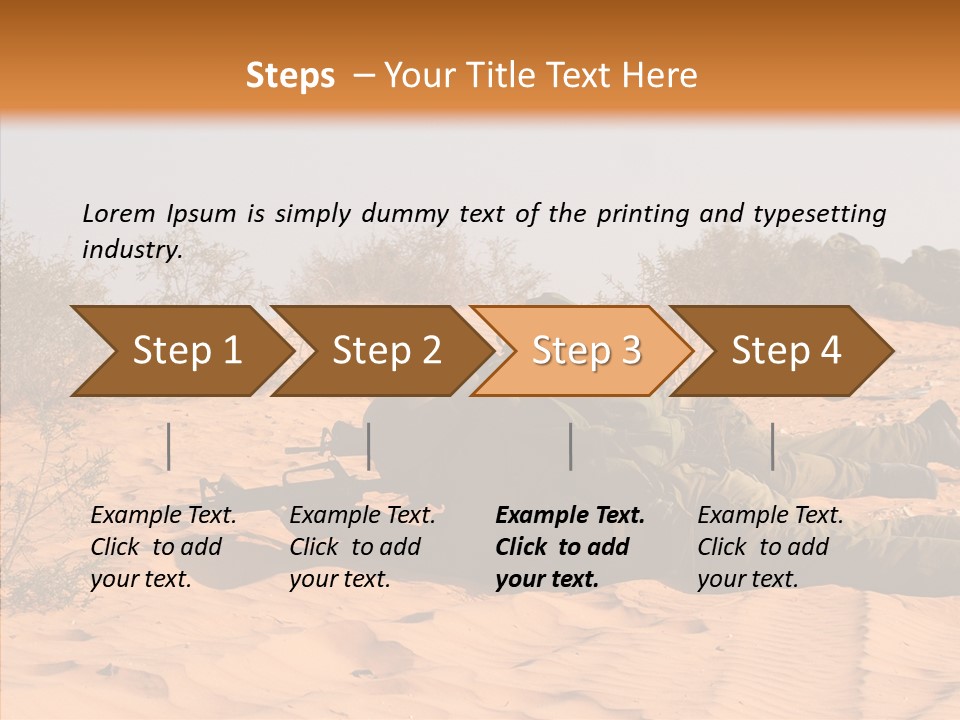Combat Injure Jerusalem PowerPoint Template