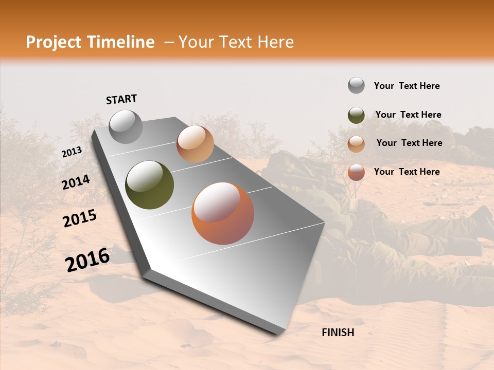 Combat Injure Jerusalem PowerPoint Template