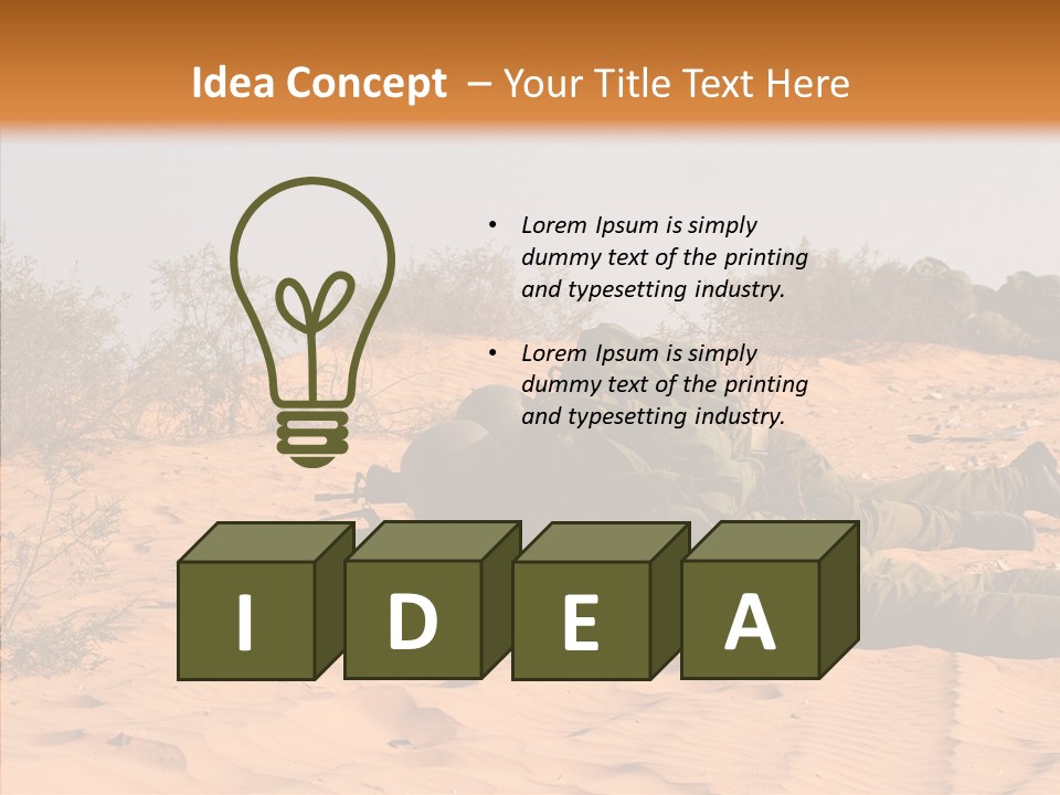 Combat Injure Jerusalem PowerPoint Template