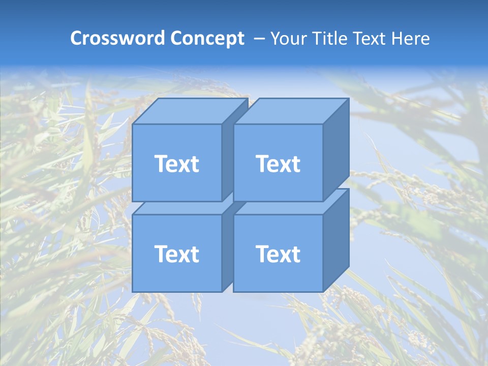 Yellow Harvesting Vegetarian PowerPoint Template
