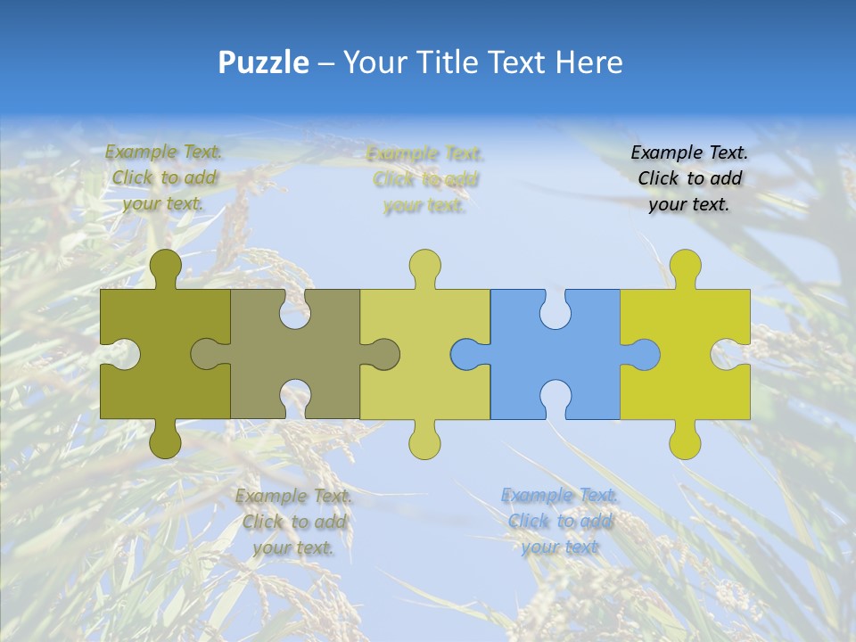 Yellow Harvesting Vegetarian PowerPoint Template