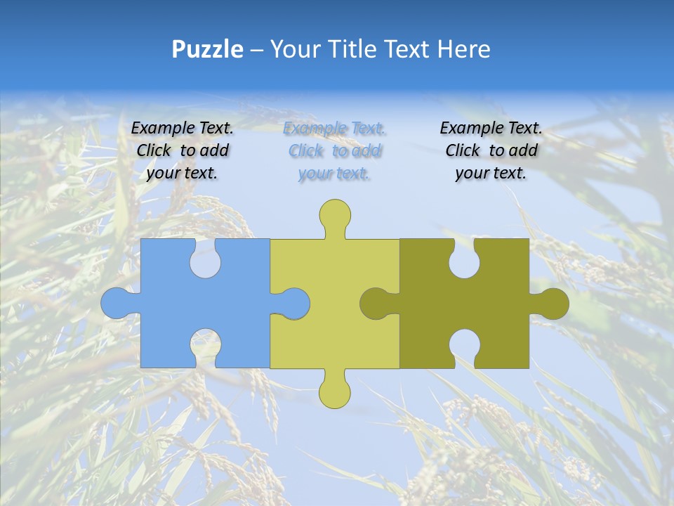 Yellow Harvesting Vegetarian PowerPoint Template