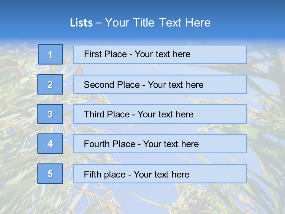 Yellow Harvesting Vegetarian PowerPoint Template