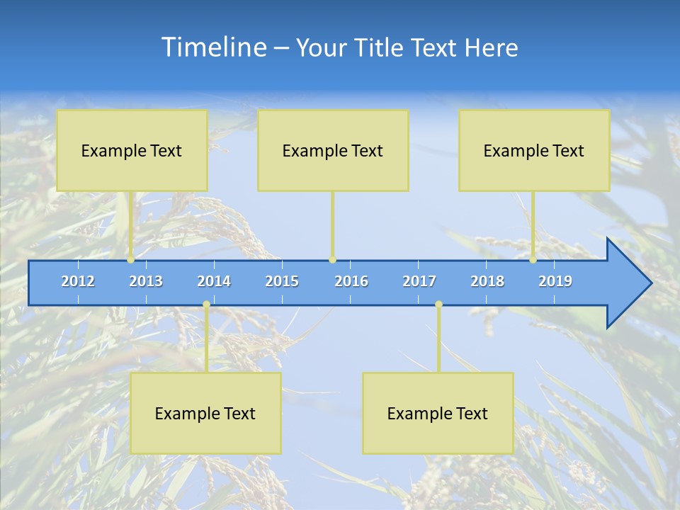 Yellow Harvesting Vegetarian PowerPoint Template
