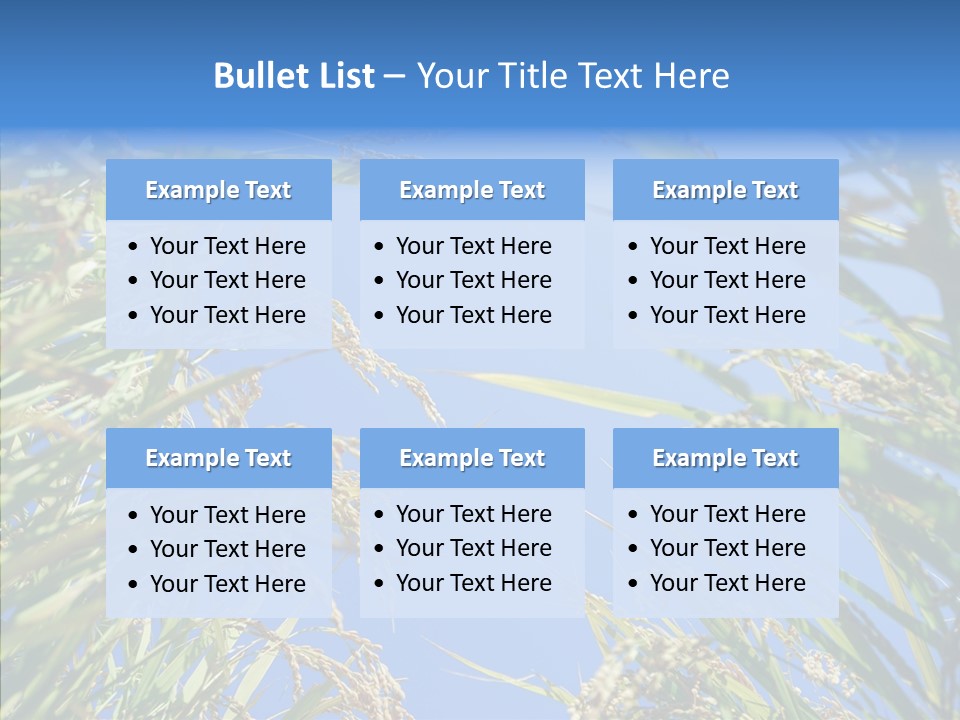 Yellow Harvesting Vegetarian PowerPoint Template