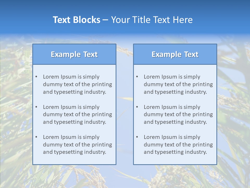 Yellow Harvesting Vegetarian PowerPoint Template