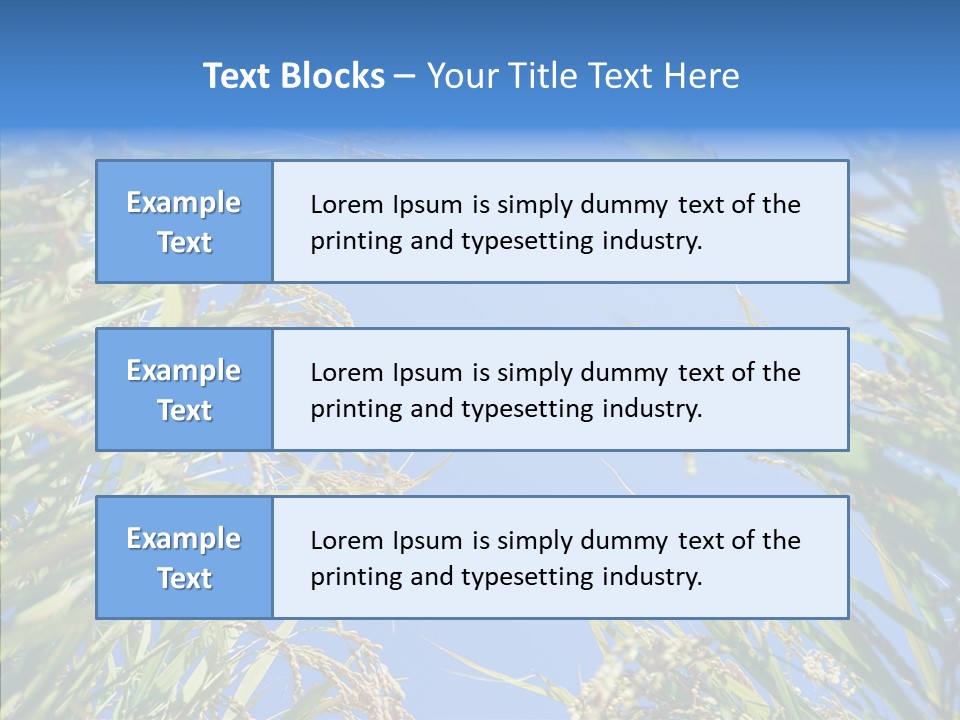 Yellow Harvesting Vegetarian PowerPoint Template