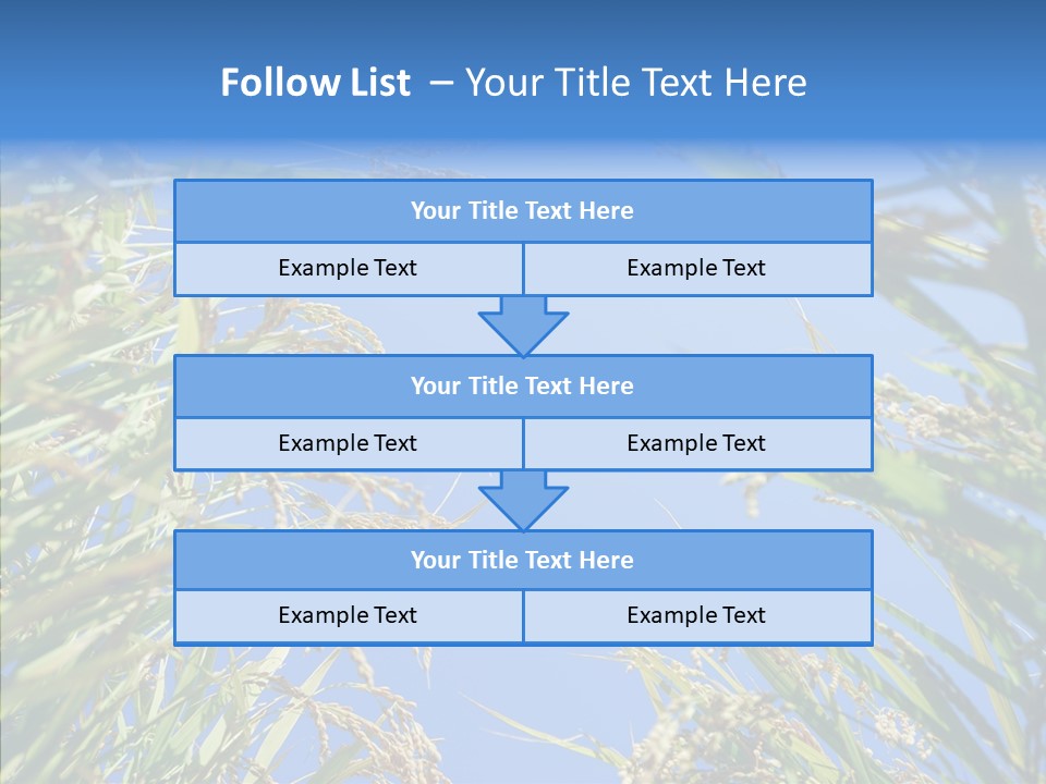 Yellow Harvesting Vegetarian PowerPoint Template