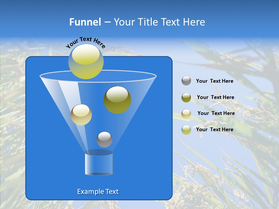Yellow Harvesting Vegetarian PowerPoint Template
