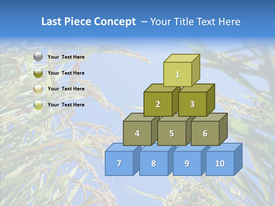 Yellow Harvesting Vegetarian PowerPoint Template