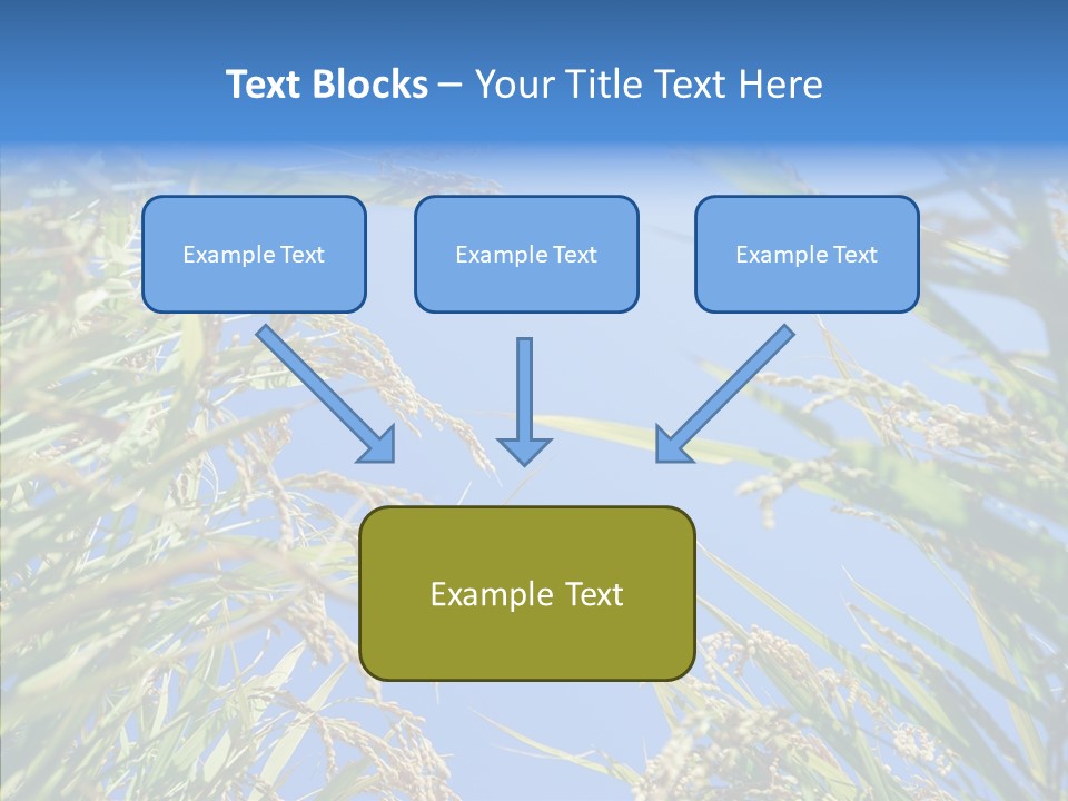Yellow Harvesting Vegetarian PowerPoint Template