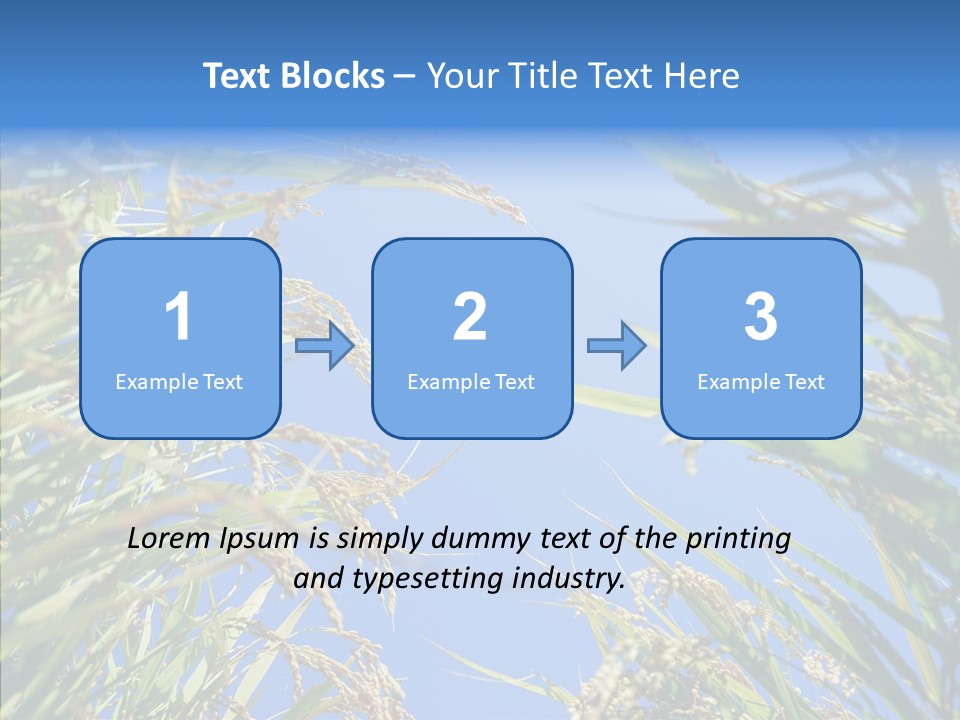Yellow Harvesting Vegetarian PowerPoint Template