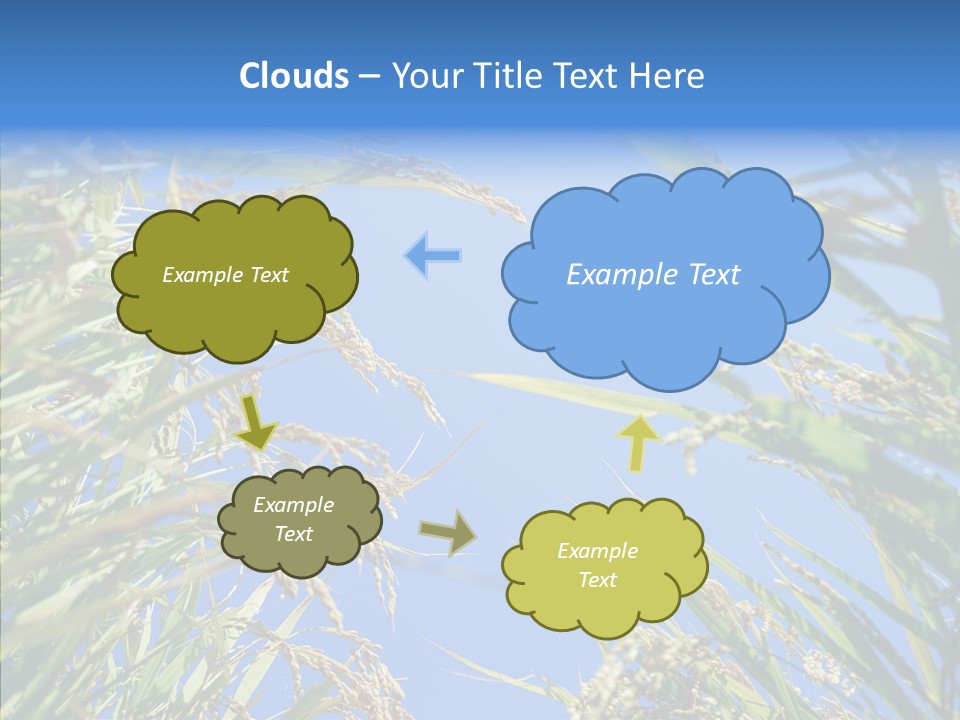Yellow Harvesting Vegetarian PowerPoint Template