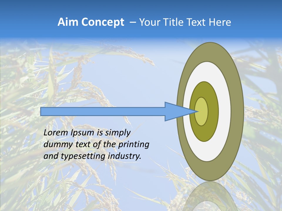 Yellow Harvesting Vegetarian PowerPoint Template