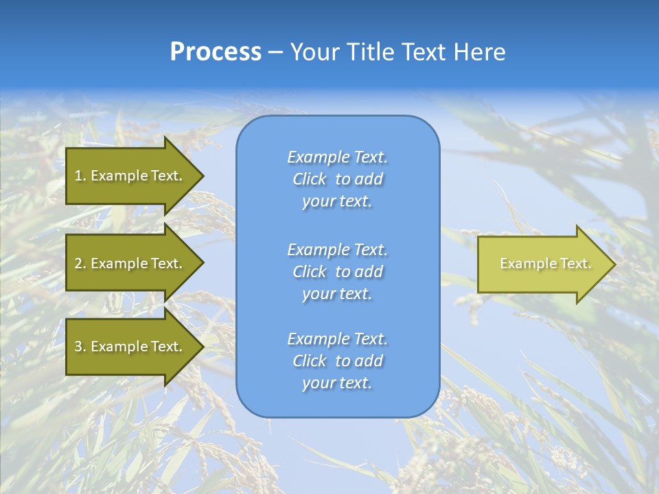 Yellow Harvesting Vegetarian PowerPoint Template