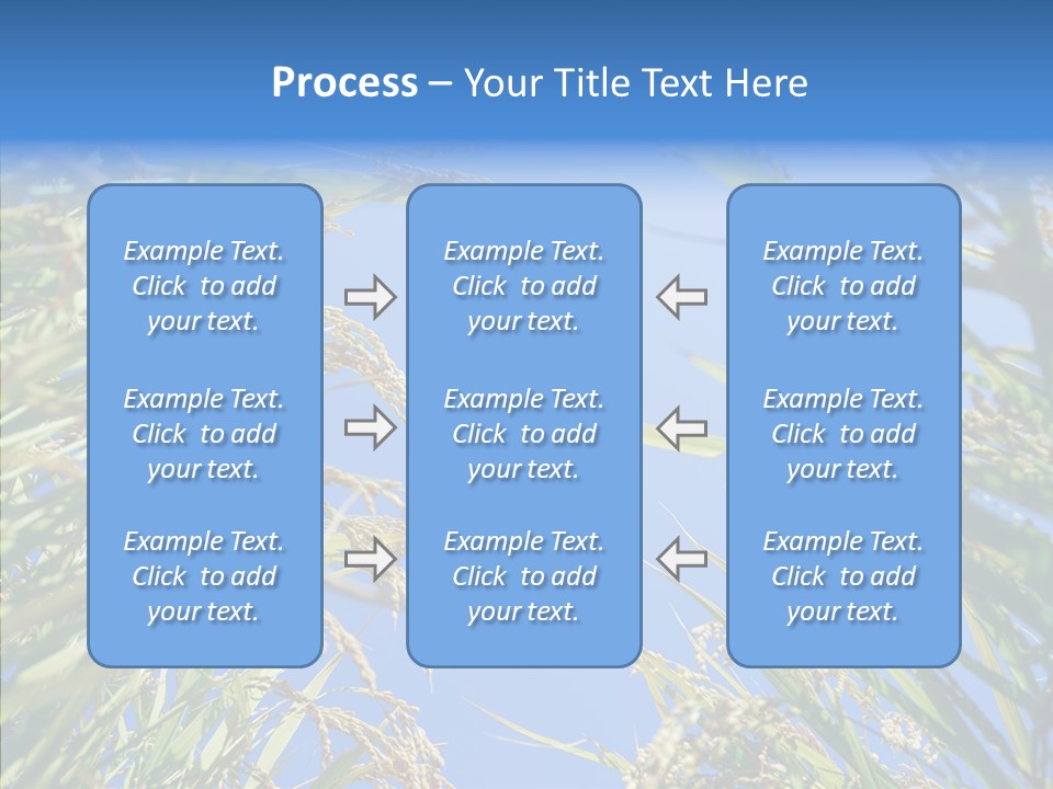 Yellow Harvesting Vegetarian PowerPoint Template
