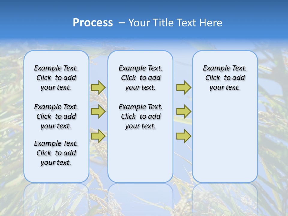 Yellow Harvesting Vegetarian PowerPoint Template