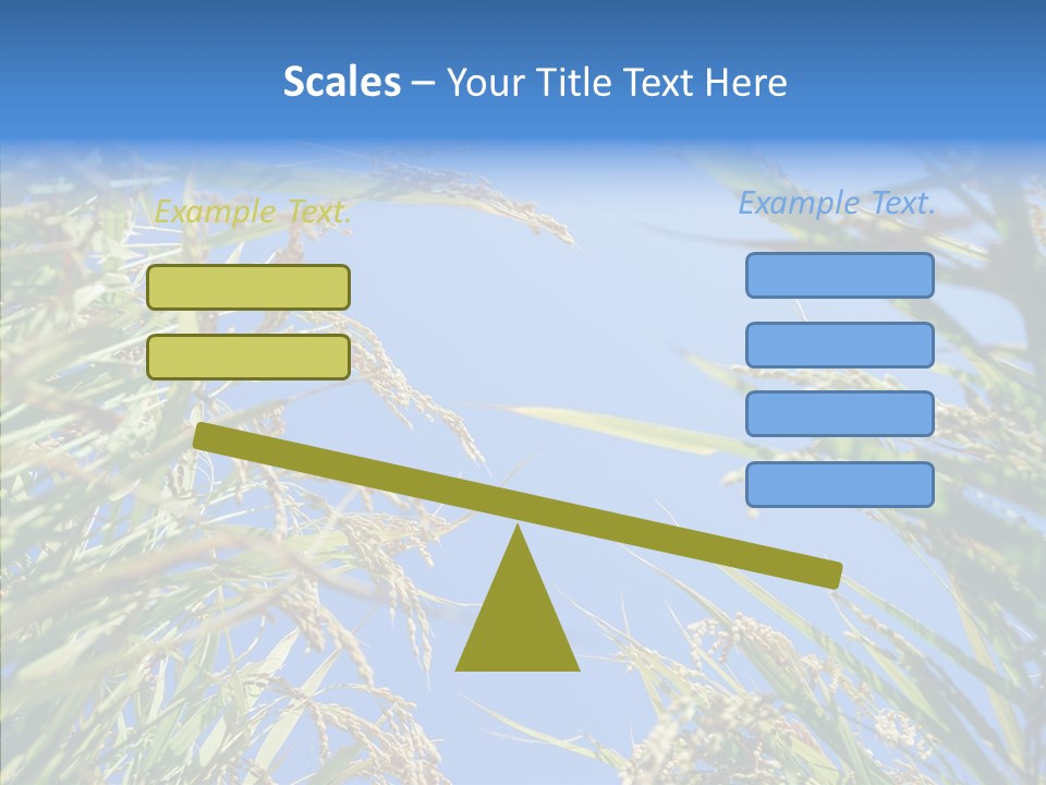Yellow Harvesting Vegetarian PowerPoint Template