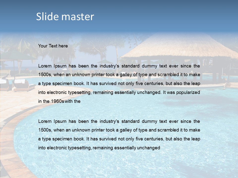 Ocean Holiday Fun PowerPoint Template