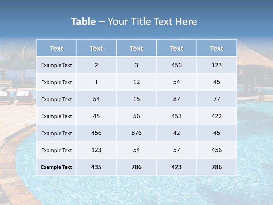Ocean Holiday Fun PowerPoint Template