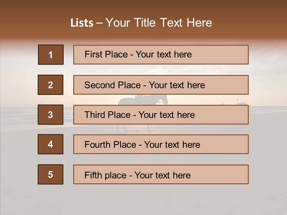 Tropic Beautiful Ranch PowerPoint Template