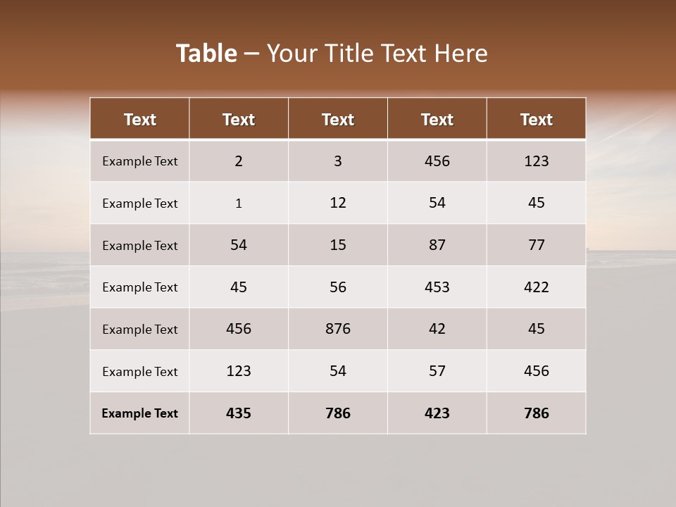 Tropic Beautiful Ranch PowerPoint Template