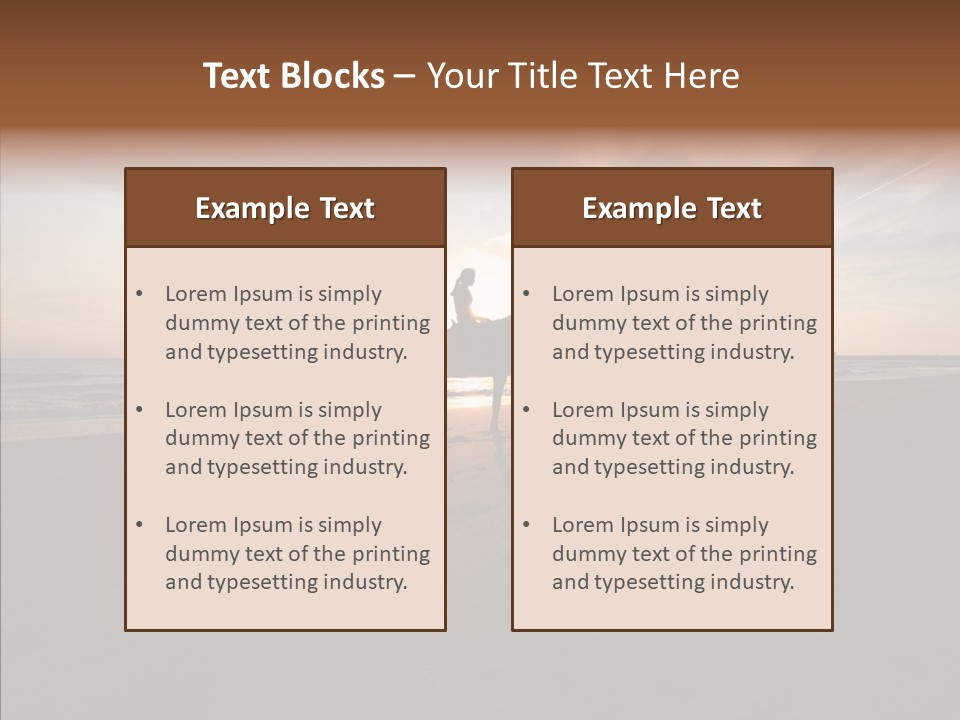 Tropic Beautiful Ranch PowerPoint Template