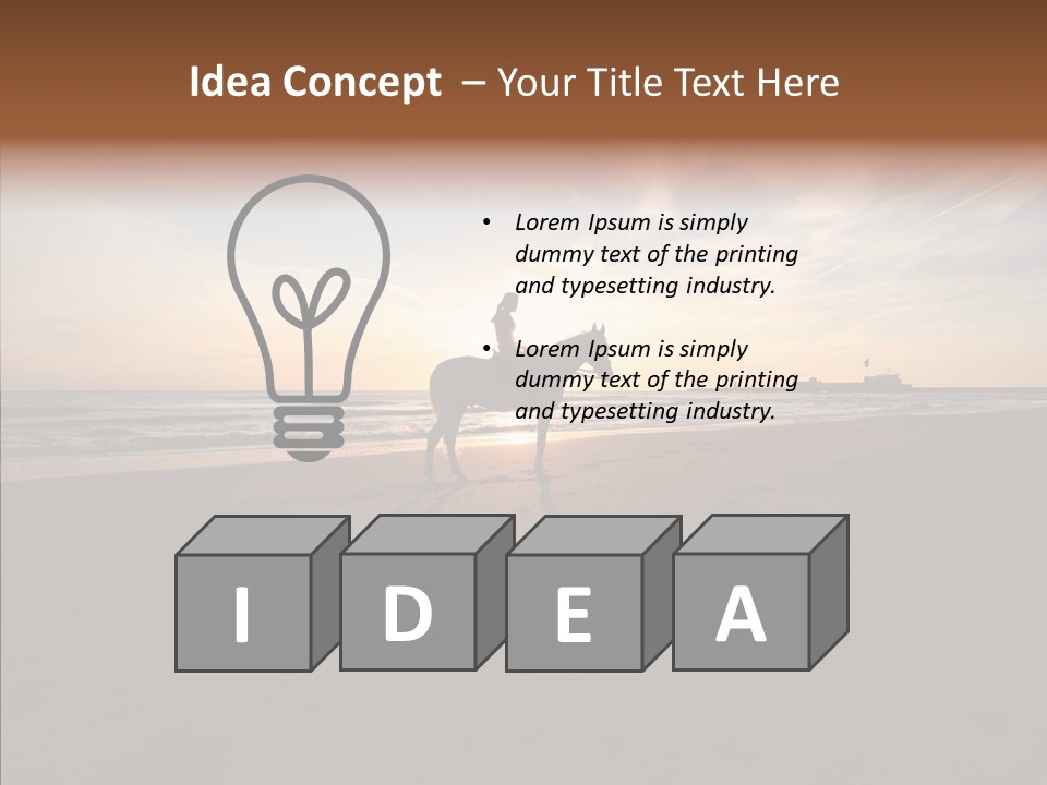 Tropic Beautiful Ranch PowerPoint Template