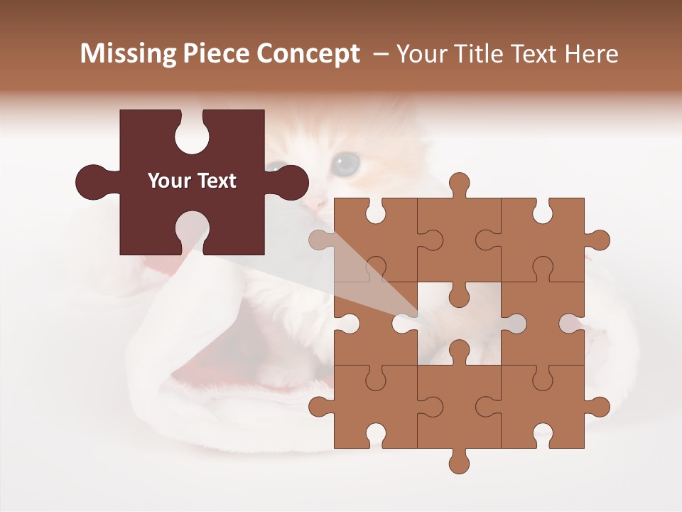 Animal Christmas Red PowerPoint Template