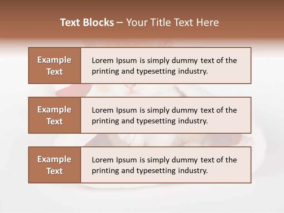 Animal Christmas Red PowerPoint Template