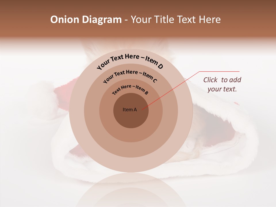 Animal Christmas Red PowerPoint Template