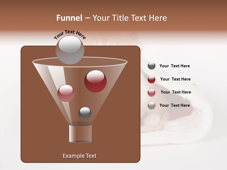 Animal Christmas Red PowerPoint Template