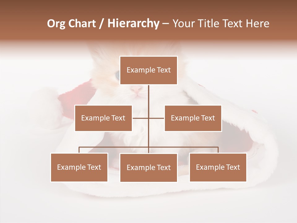 Animal Christmas Red PowerPoint Template