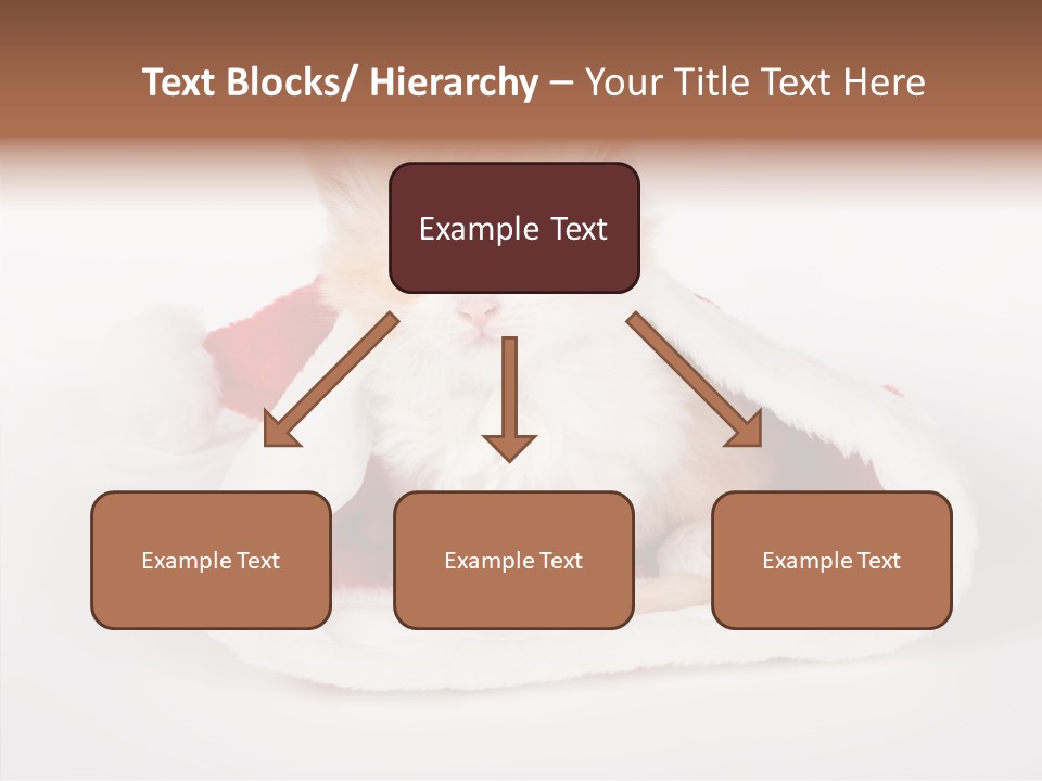 Animal Christmas Red PowerPoint Template