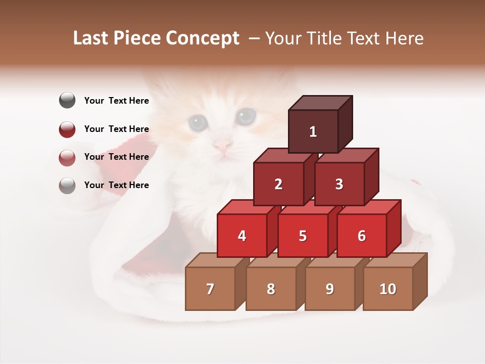 Animal Christmas Red PowerPoint Template