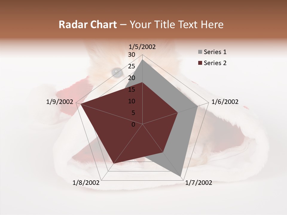 Animal Christmas Red PowerPoint Template