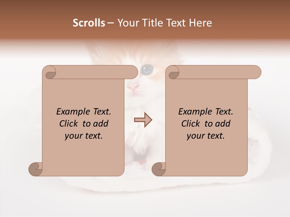 Animal Christmas Red PowerPoint Template