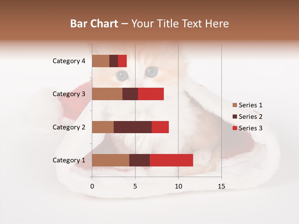 Animal Christmas Red PowerPoint Template