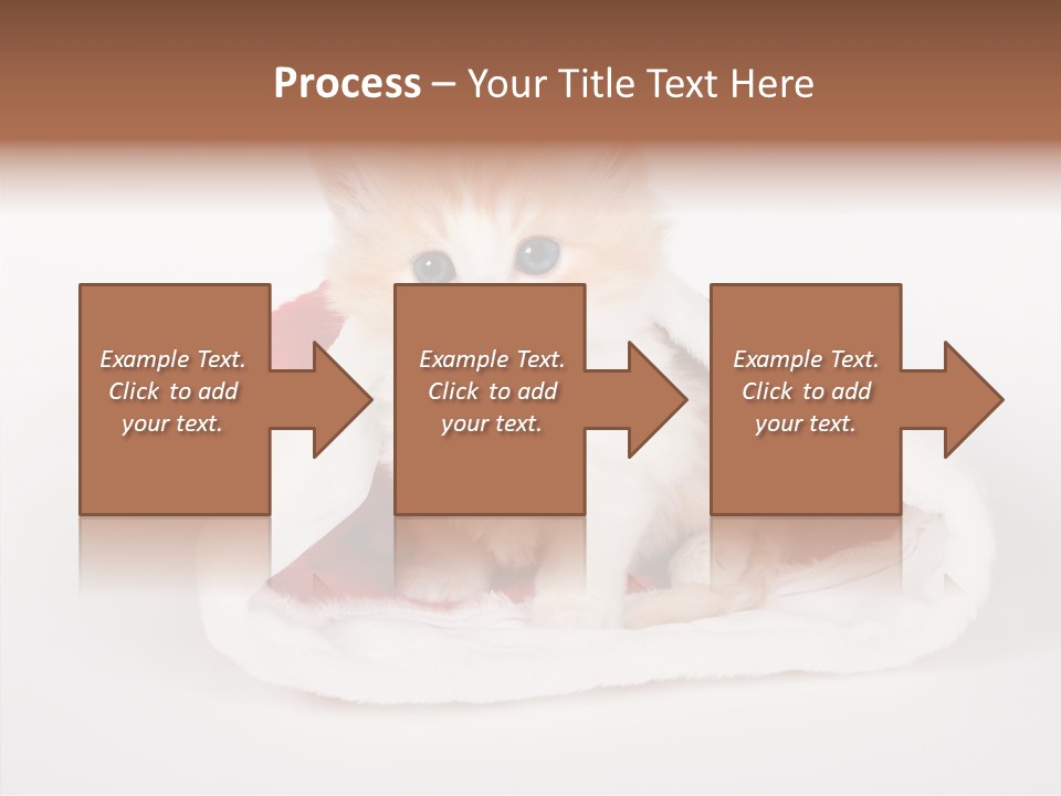 Animal Christmas Red PowerPoint Template