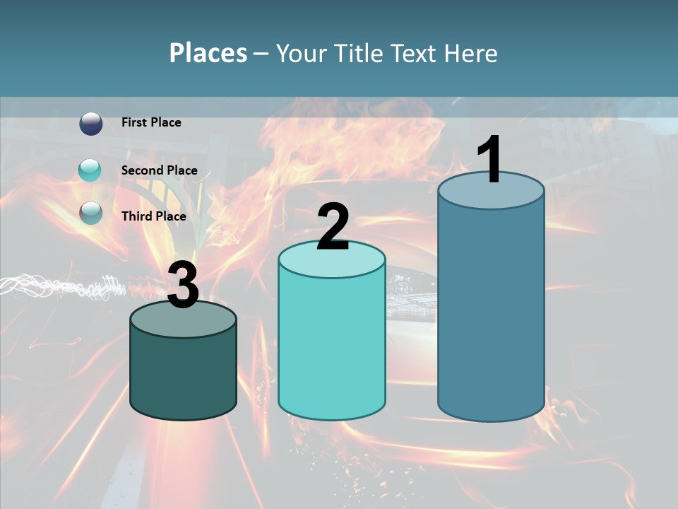 Burn Bridge Shine PowerPoint Template