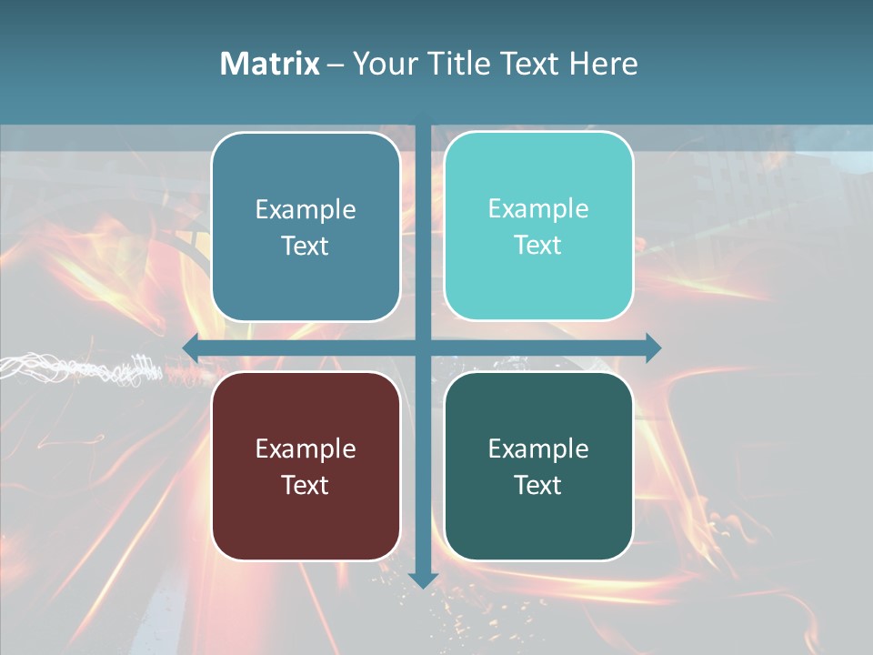 Burn Bridge Shine PowerPoint Template