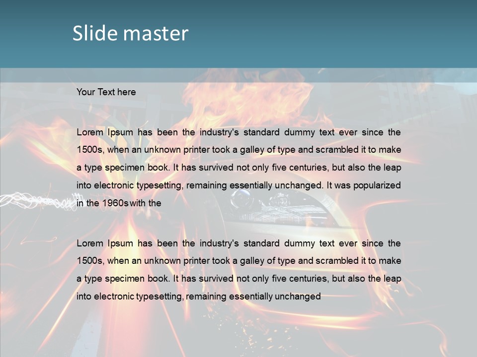 Burn Bridge Shine PowerPoint Template