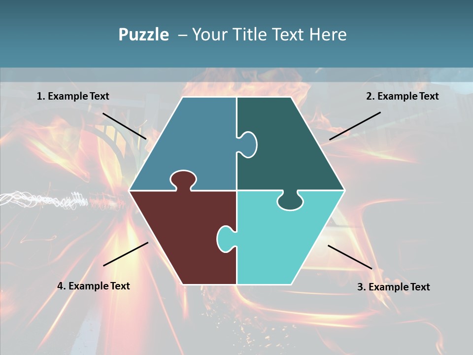 Burn Bridge Shine PowerPoint Template