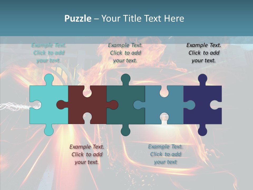 Burn Bridge Shine PowerPoint Template