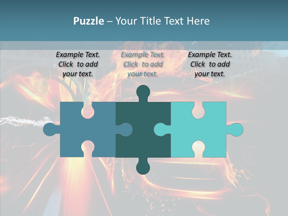 Burn Bridge Shine PowerPoint Template