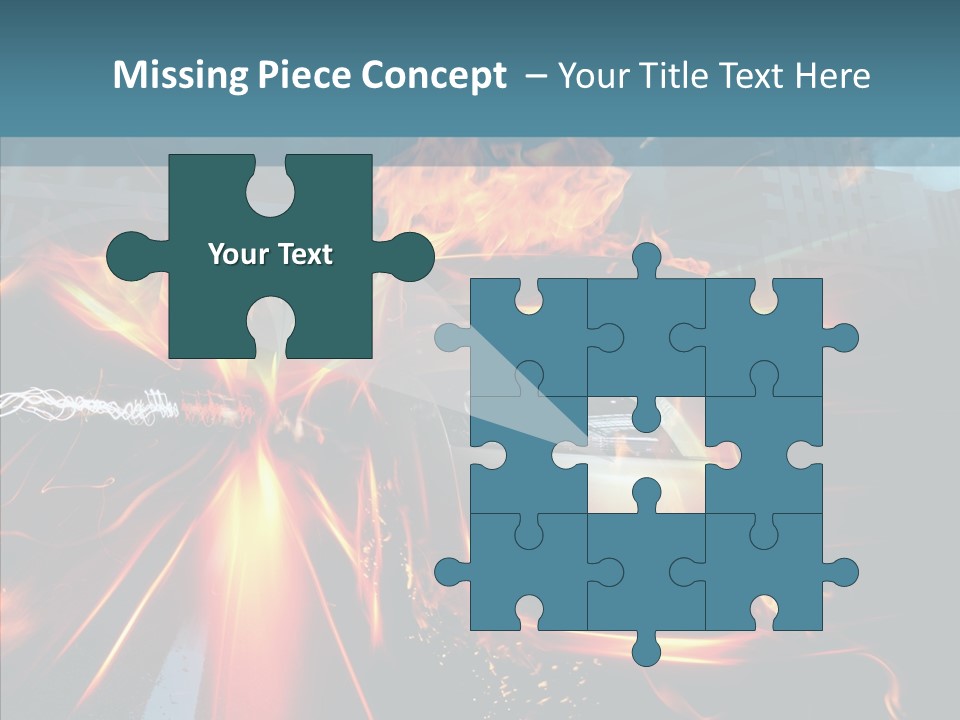 Burn Bridge Shine PowerPoint Template