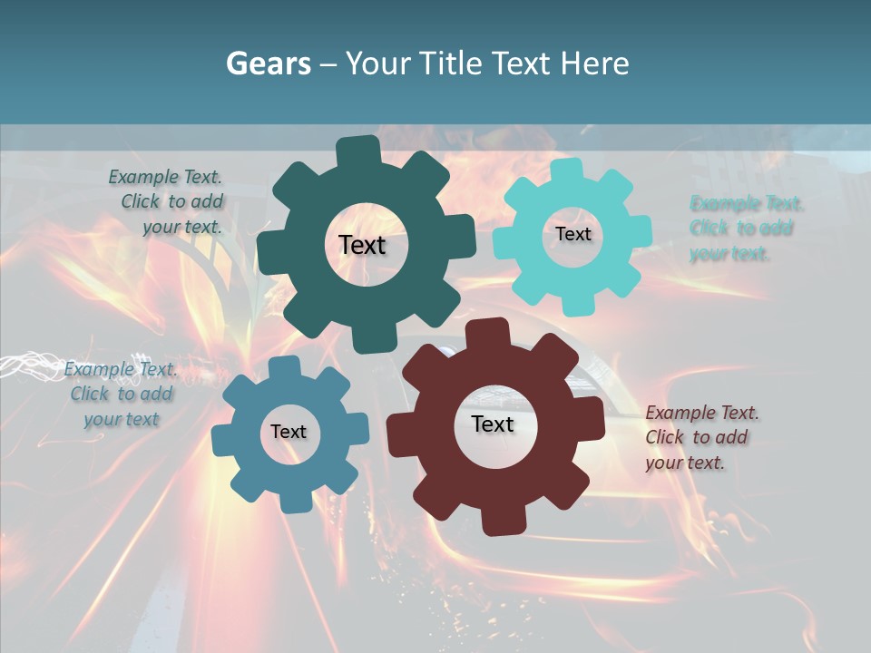 Burn Bridge Shine PowerPoint Template