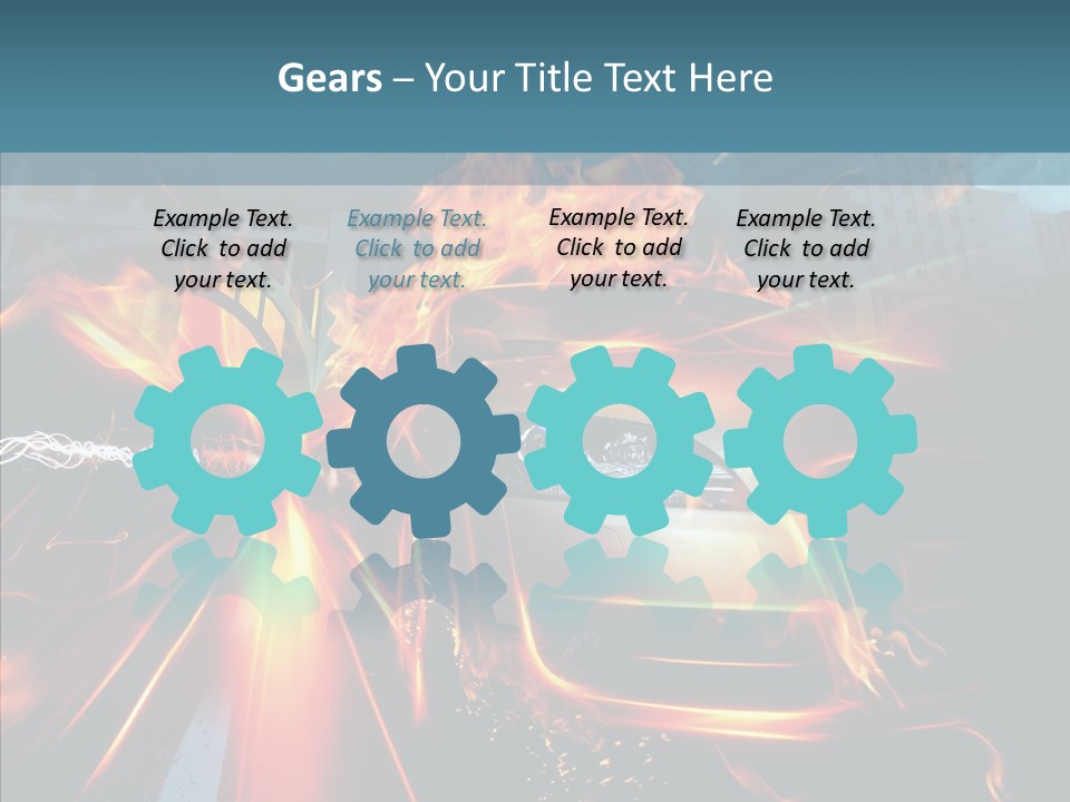 Burn Bridge Shine PowerPoint Template