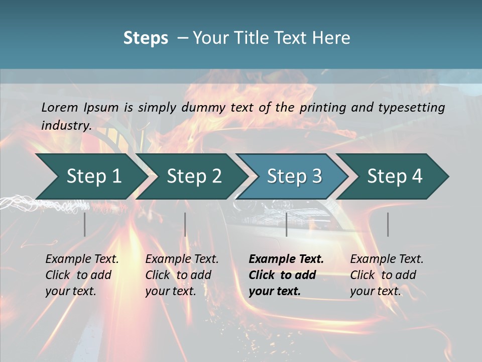 Burn Bridge Shine PowerPoint Template