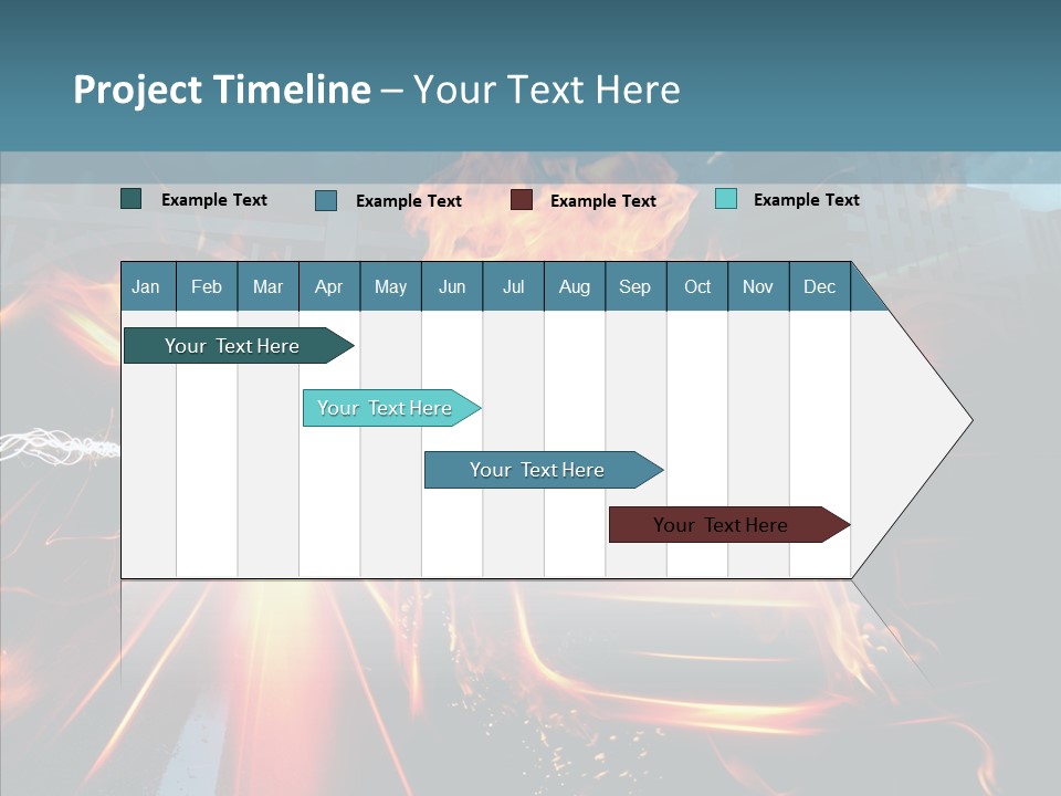Burn Bridge Shine PowerPoint Template